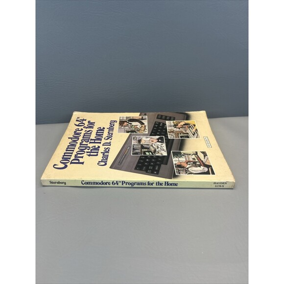 commodore 64 programs for the home Charles D. sternberg Vintage Book 1983 - Picture 2 of 8